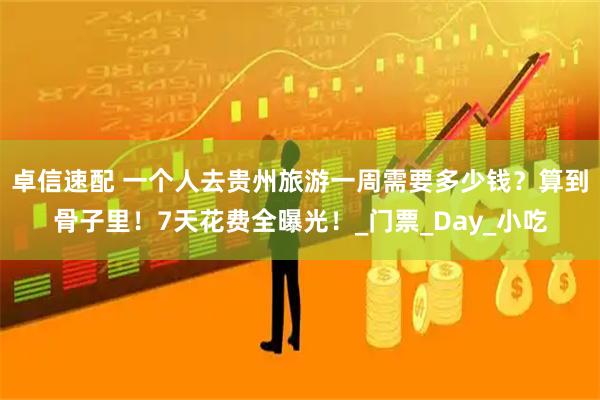 卓信速配 一个人去贵州旅游一周需要多少钱？算到骨子里！7天花费全曝光！_门票_Day_小吃